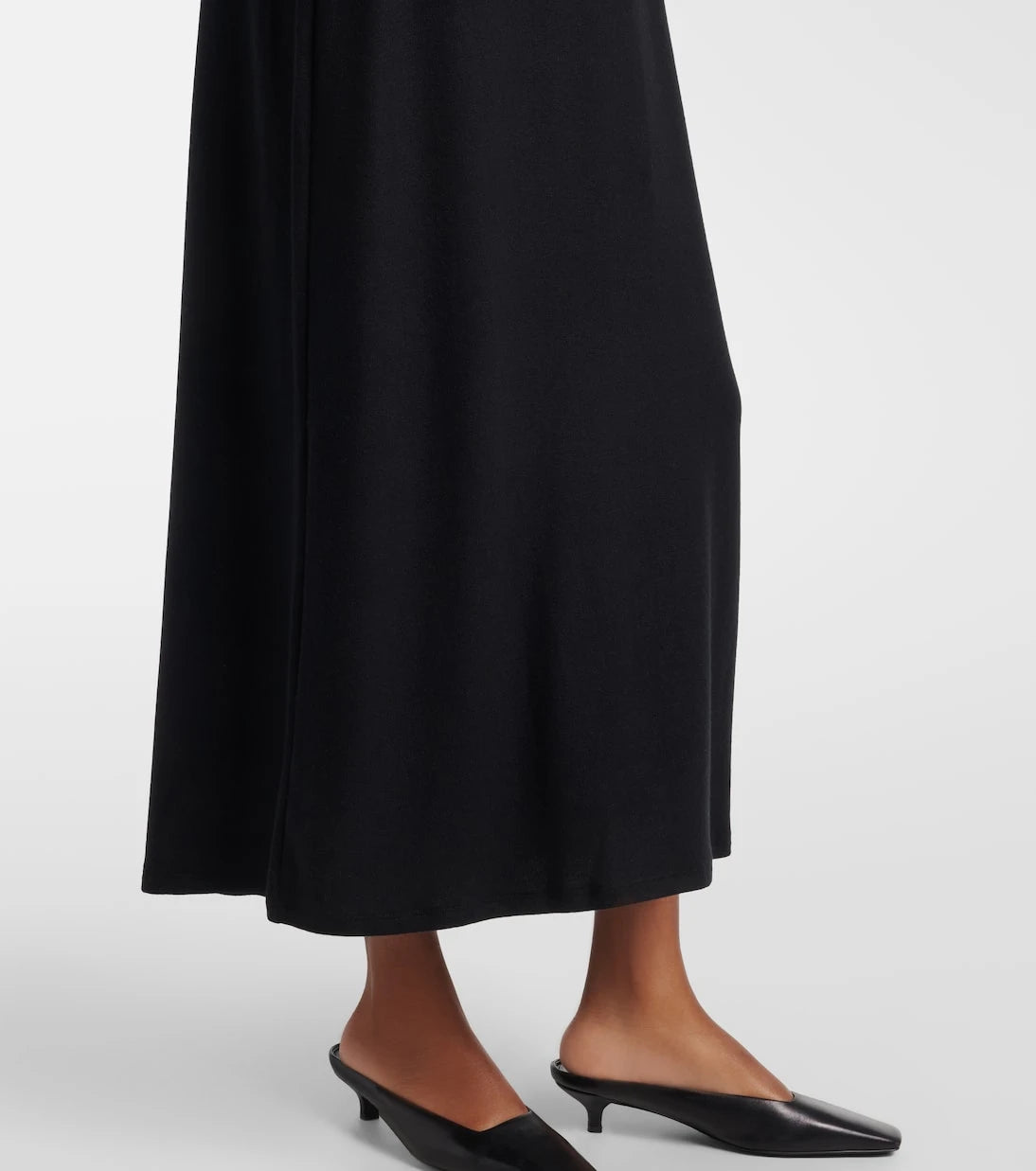 Leset - Lauren halterneck jersey midi dress
