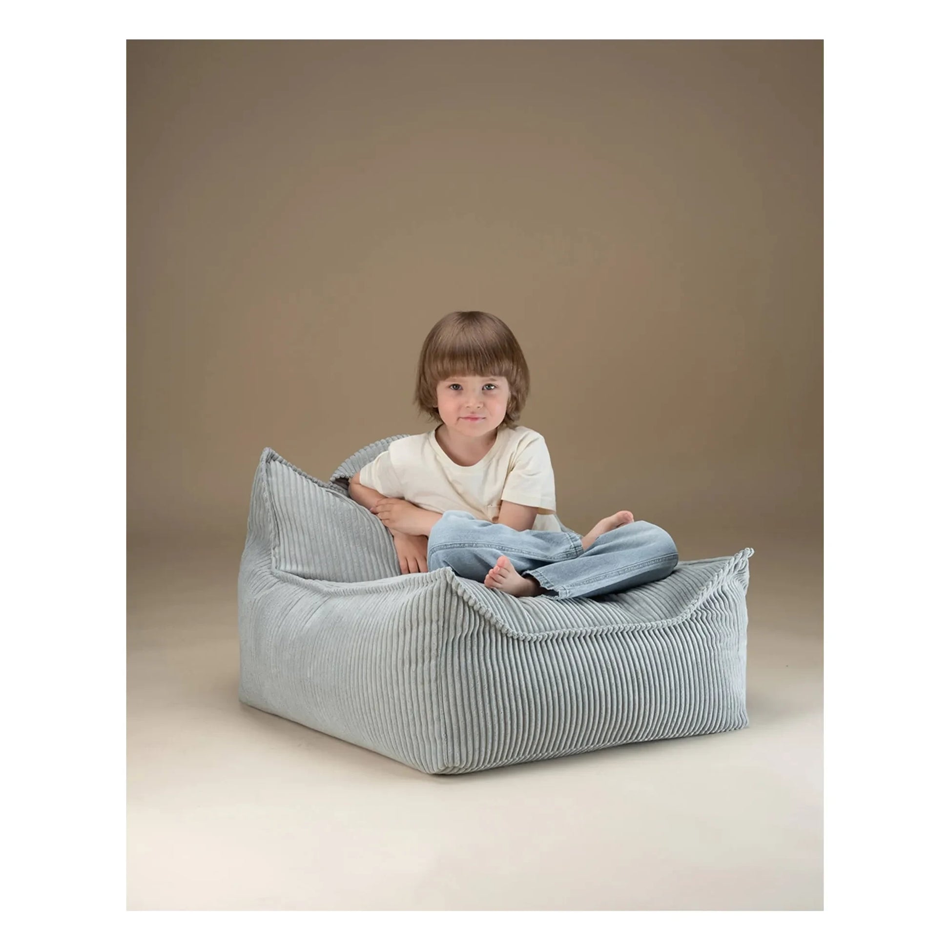 Wigiwama - Corduroy armchair | Light Blue