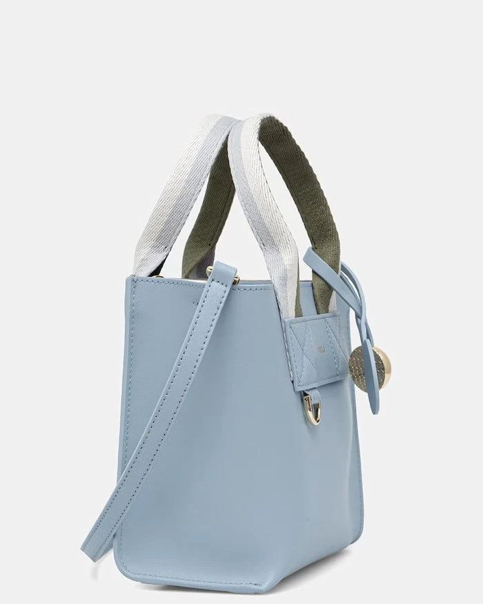 Furla чанта crossbody дамска от кожа Divide It Mini Tote
