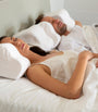 Back Sleep Pillow with Linen Pillowcase (32cm x 57cm)