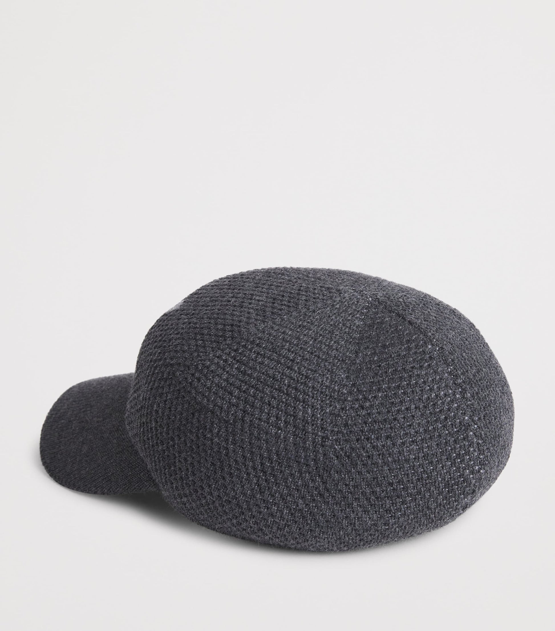 Weekend Max Mara Wool-Blend Knitted Baseball Cap LIGHT GREY
