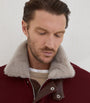 Brunello Cucinelli Red Wool Down-Filled Bomber Jacket