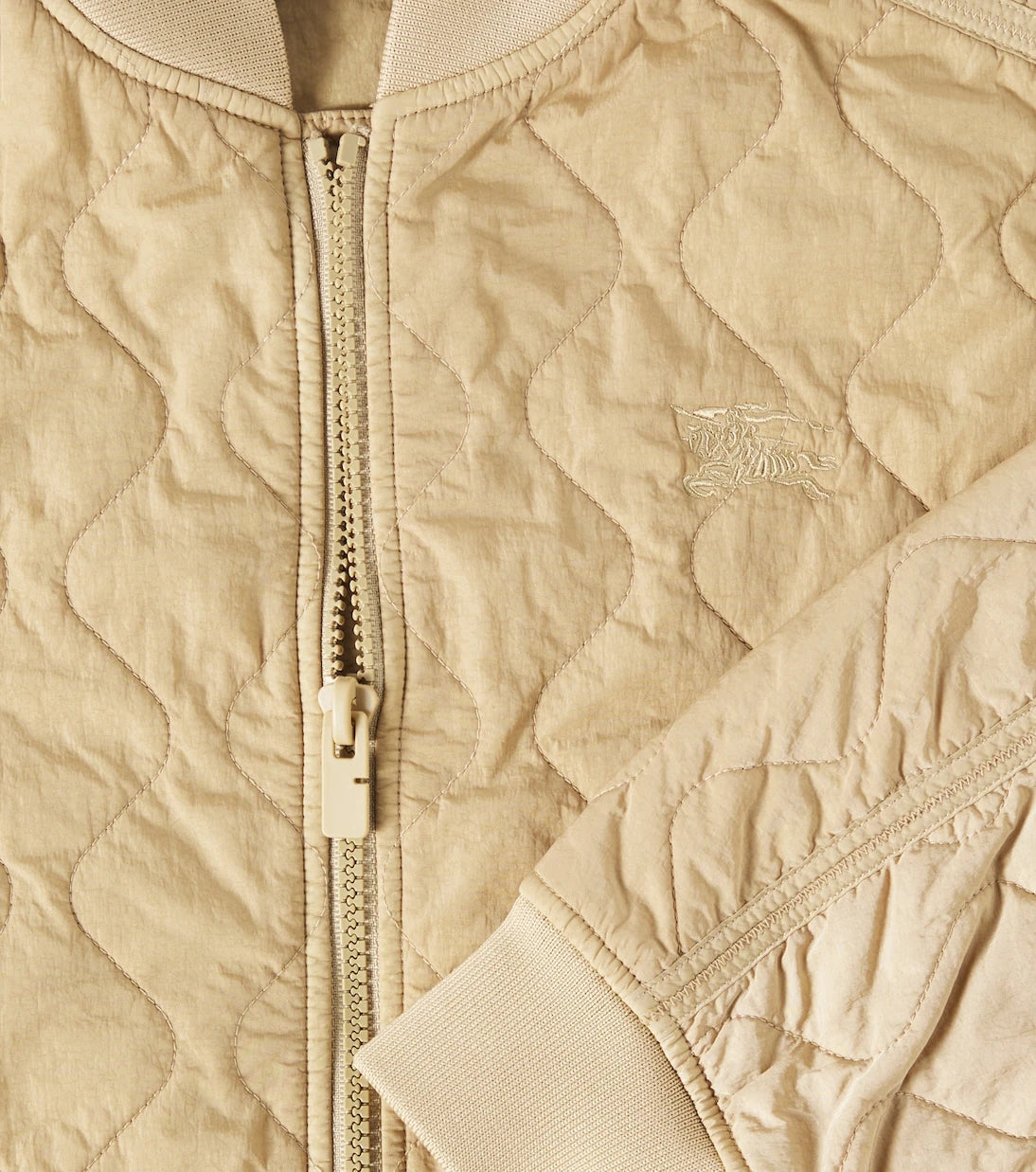 Burberry Kids - EKD quilted bomber jacket