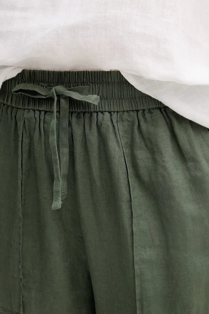 United Colors of Benetton kadın keten pantolon