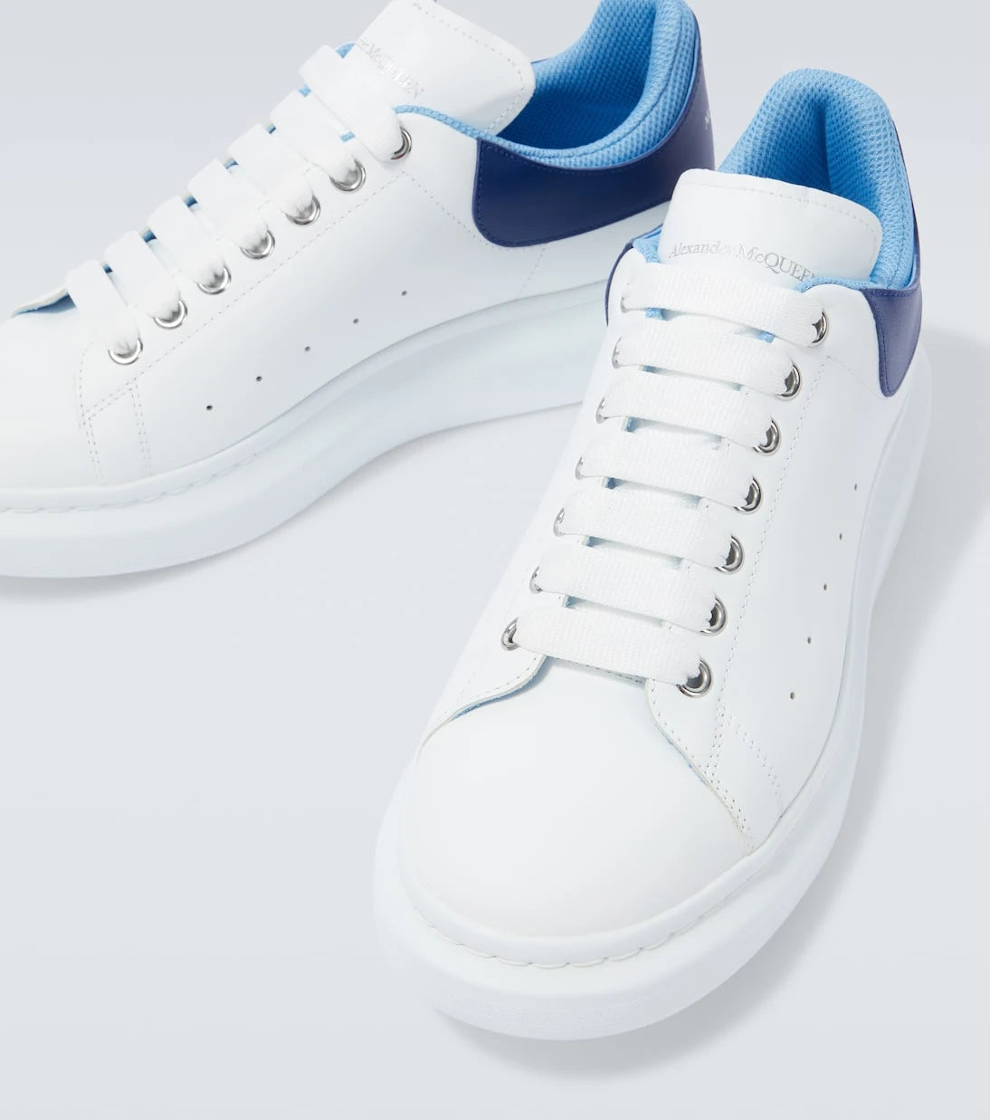McQueen - Oversized leather sneakers