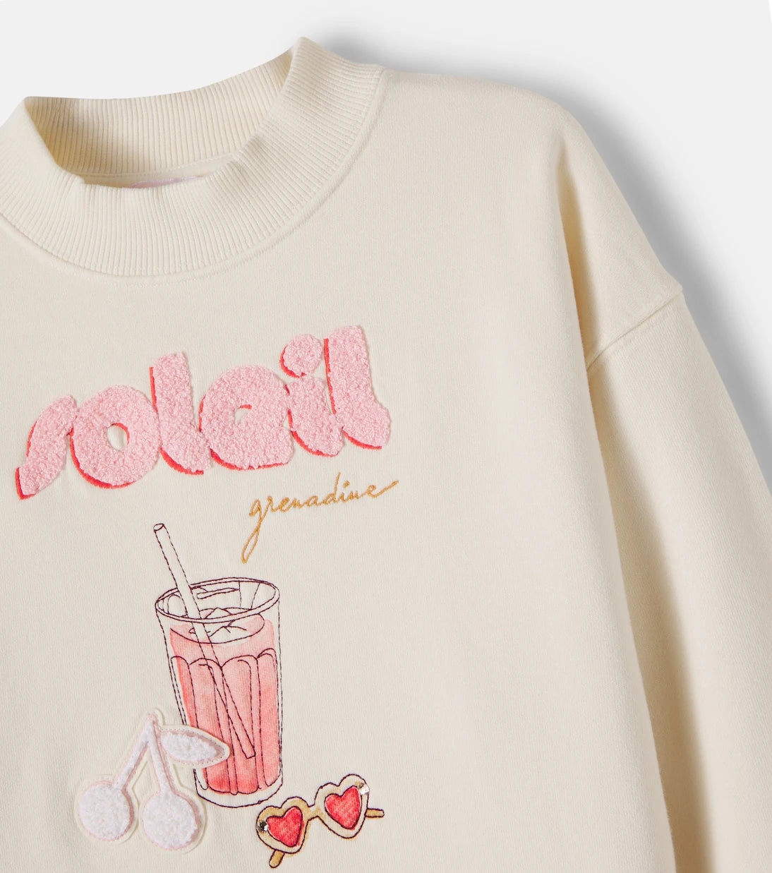 Bonpoint - Lika embroidered cotton jersey sweatshirt