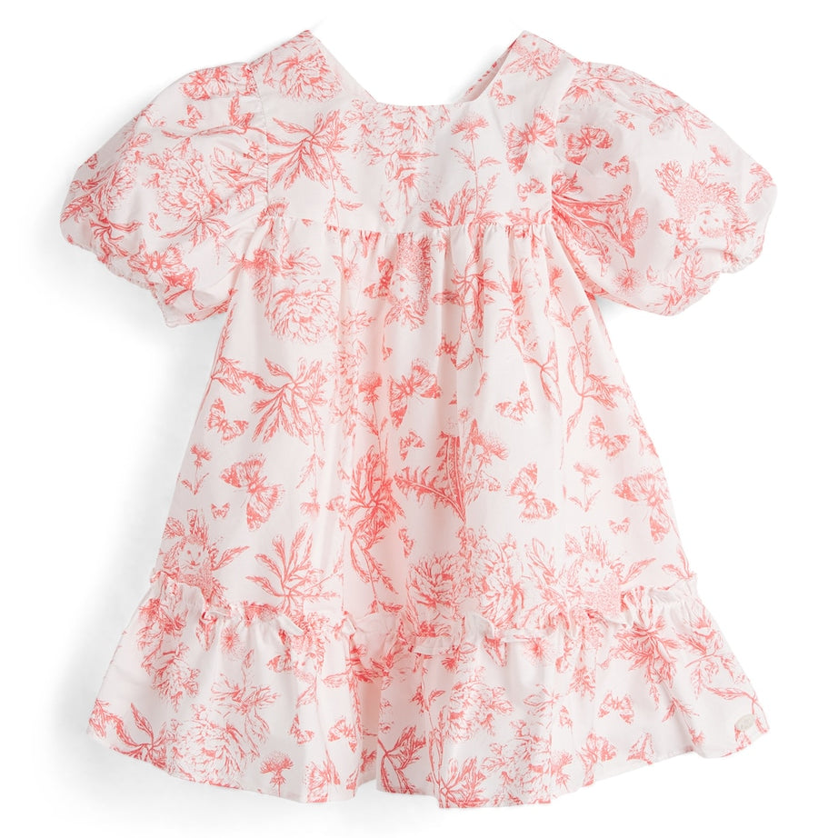 Tartine et Chocolat Pink Cotton Printed Dress (3 Months - 4 Years)