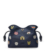 LOEWE x Louis Wain Medium Denim Flamenco Purse
