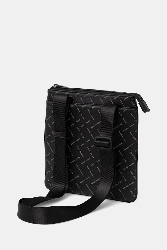 Armani Exchange Erkek Suni Deri Omuz Çantası