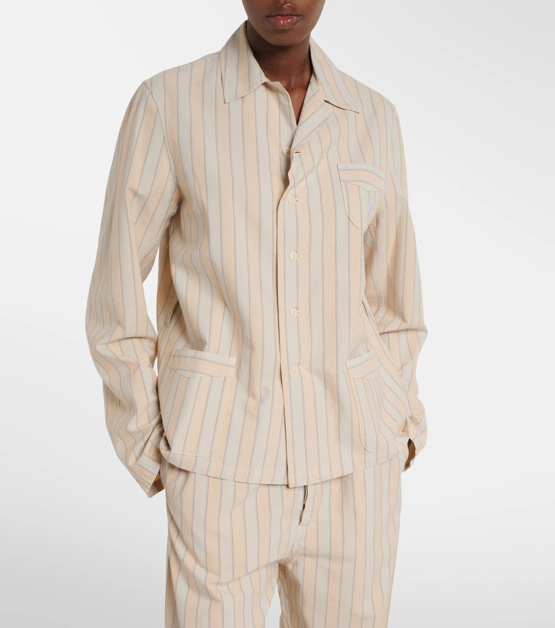 Maison Margiela - Striped cotton shirt