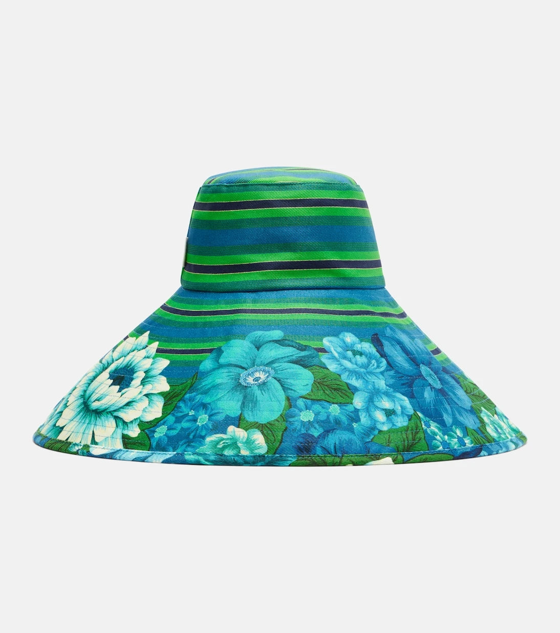 Alémais - Margo printed cotton canvas sun hat
