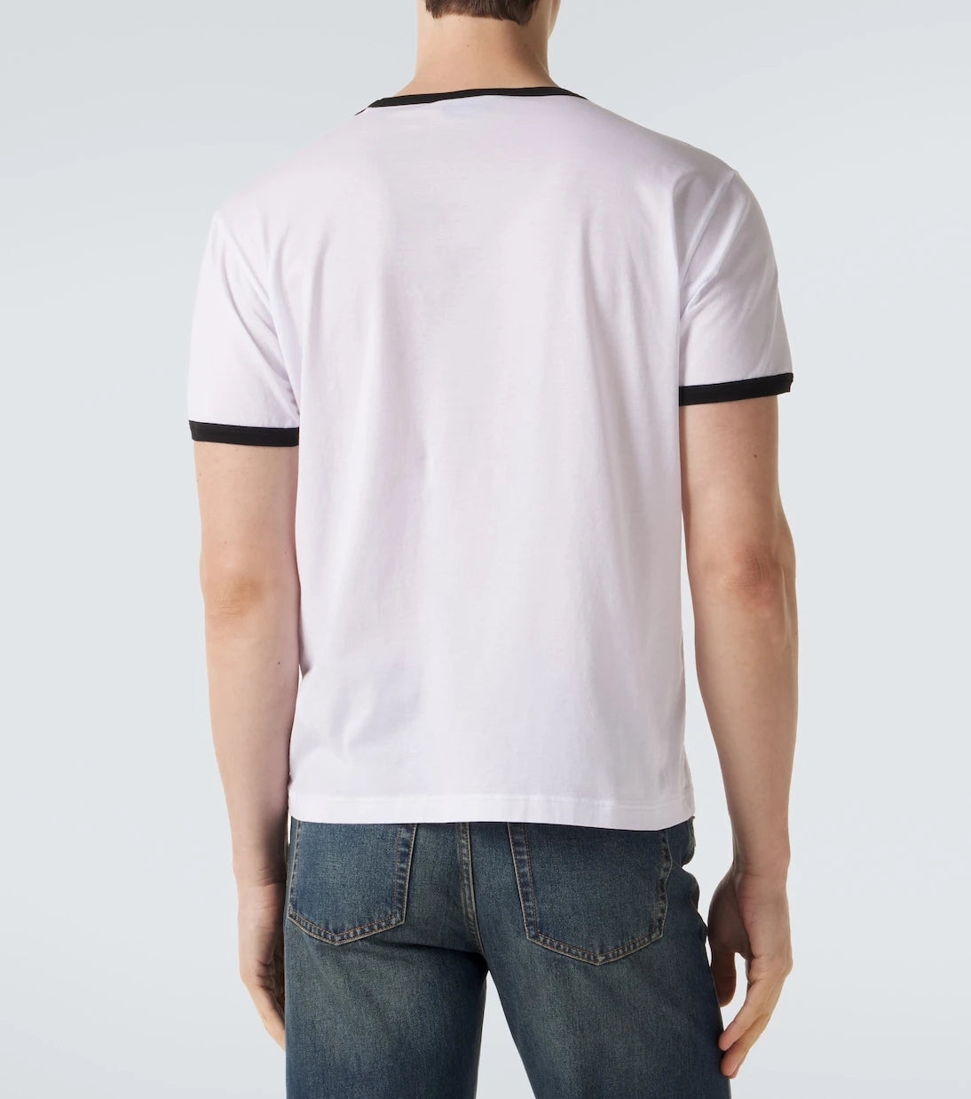 Gucci - Web Stripe cotton T-shirt