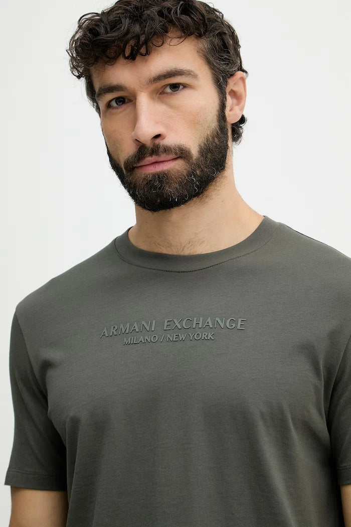 Armani Exchange тениска basic мъжка от памук