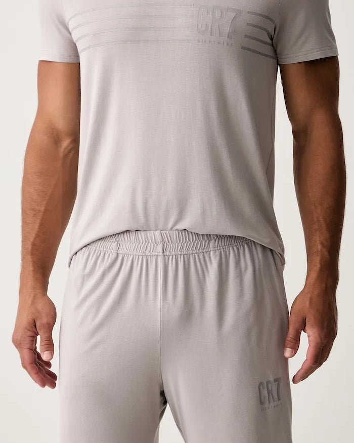 CR7 Cristiano Ronaldo iki parçalı erkek modal pijama x MODAL CONCEPT