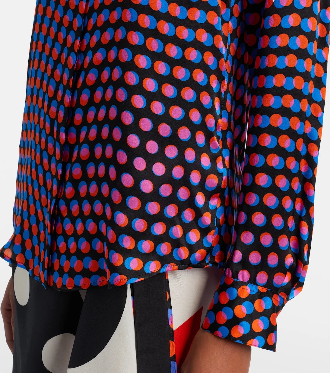 Dries Van Noten - Polka-dot silk shirt