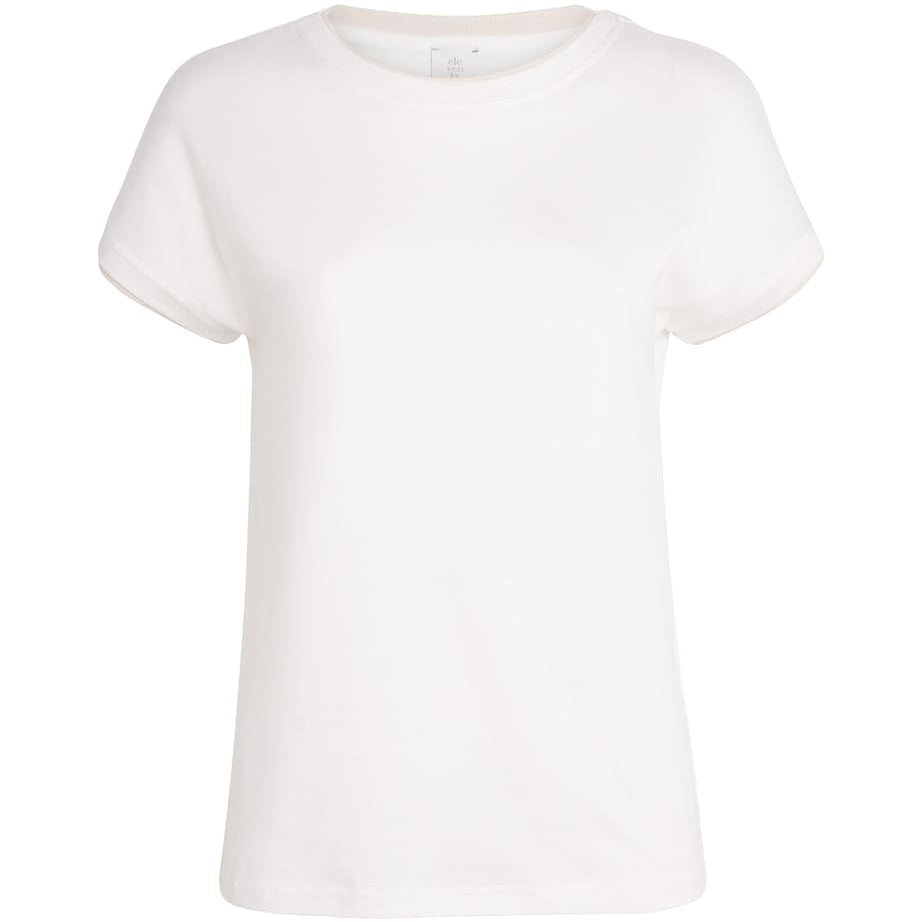 Eleventy White Cotton Contrast-Detail Short-Sleeve T-Shirt