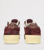 Burgundy Leather Stardan Sneakers