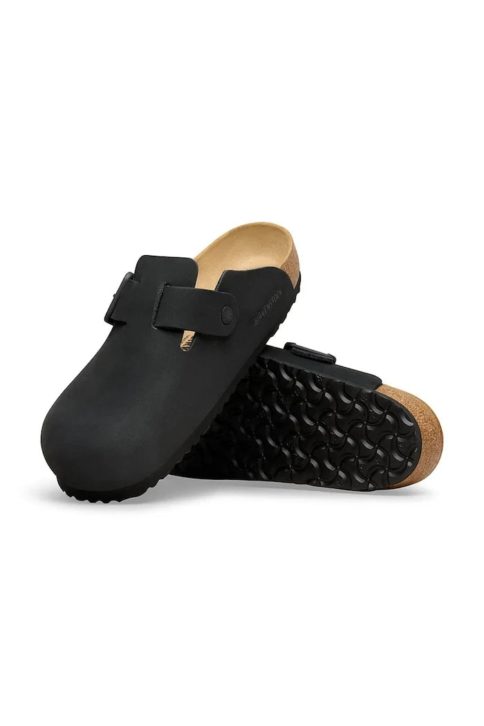 Birkenstock чехли сабо от набук Boston