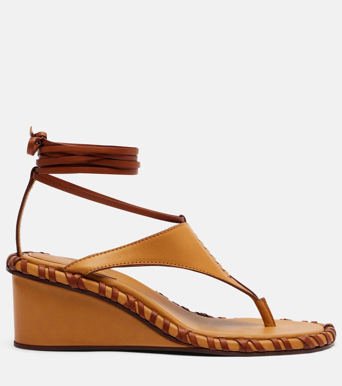 Zimmermann - Leather wedge sandals
