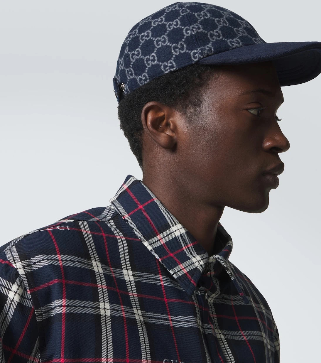 Gucci - GG jacquard wool baseball cap