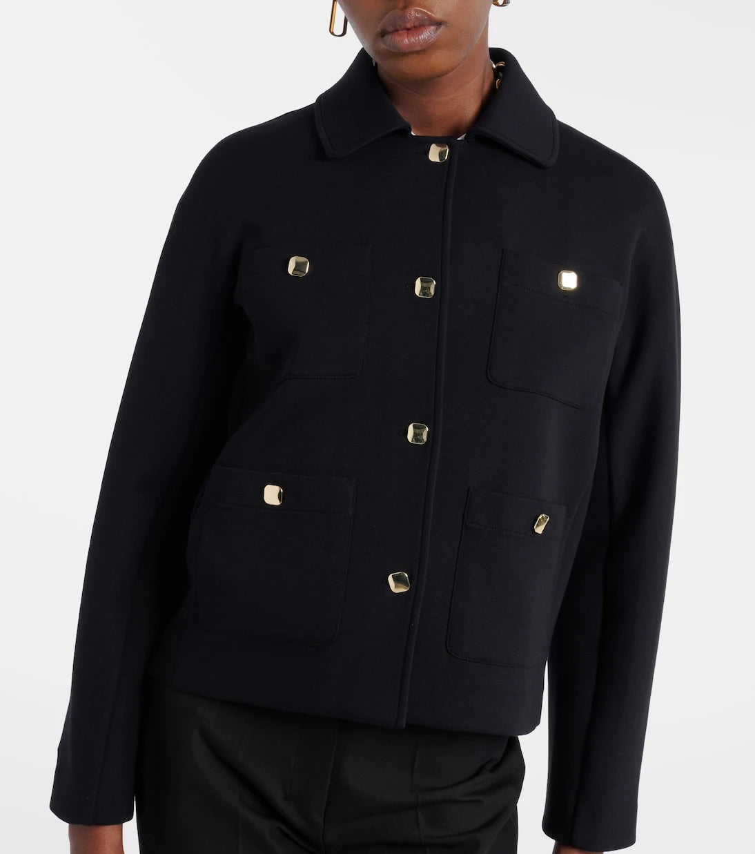 'S Max Mara - Armonioso cotton-blend jersey jacket