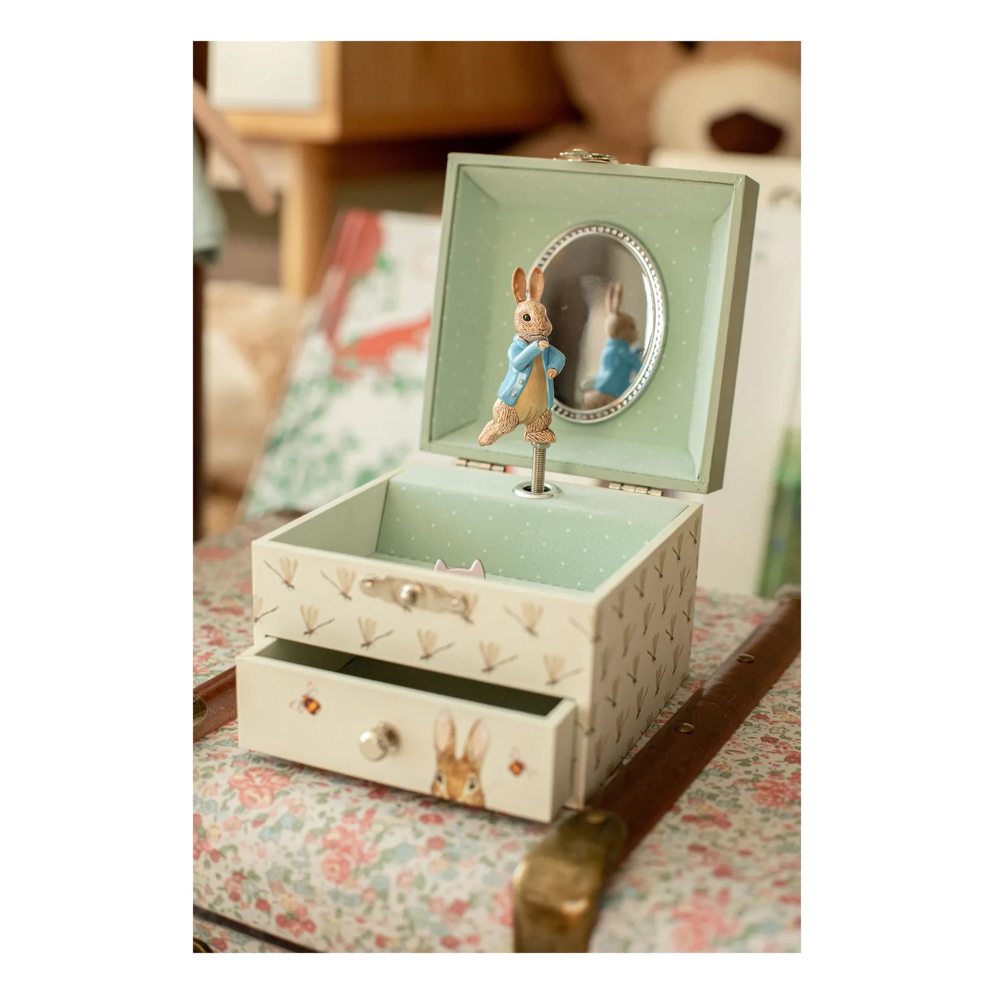 Trousselier - Rabbit music box | Aqua
