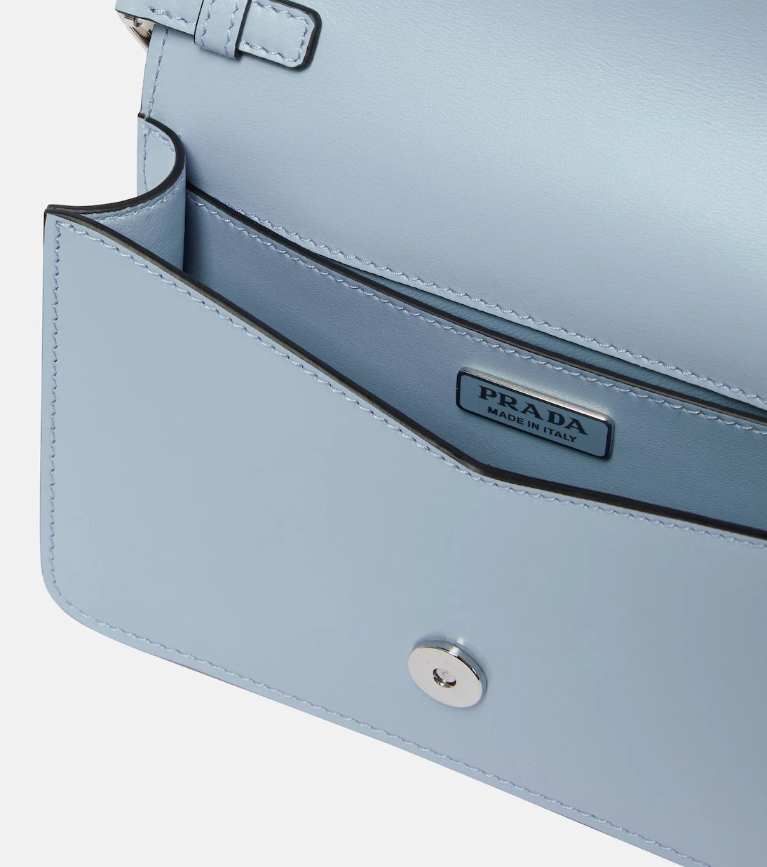 Prada - Mini leather crossbody bag