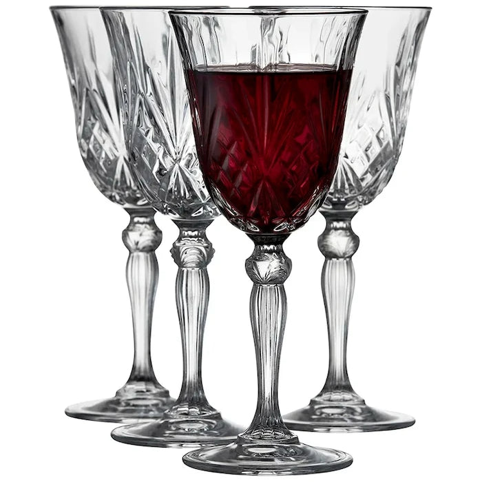 Lyngby Glas Melodia 270 ml Şarap Kadehi Seti (4 Adet)