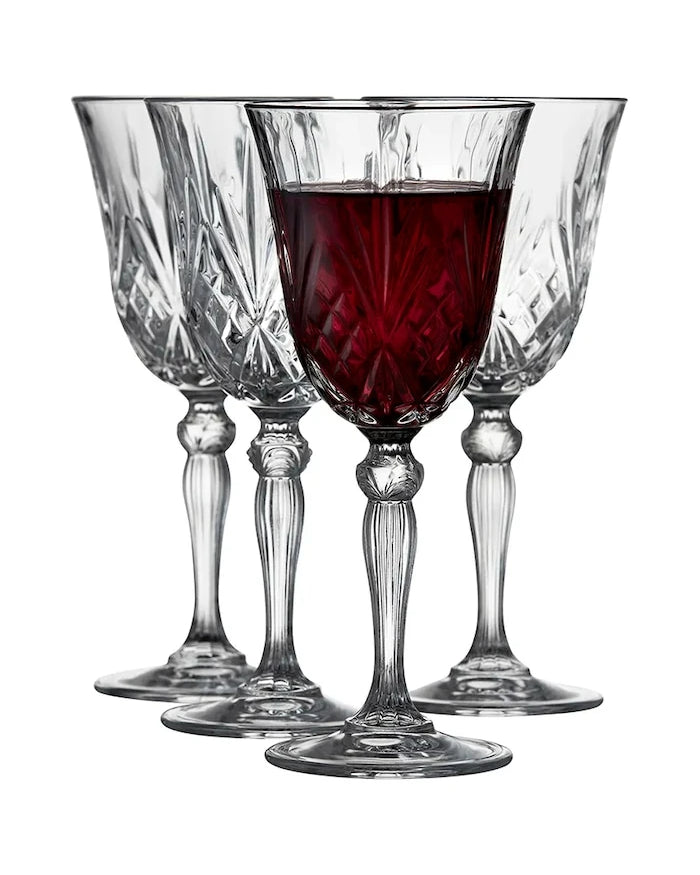 Lyngby Glas Melodia 270 ml Şarap Kadehi Seti (4 Adet)