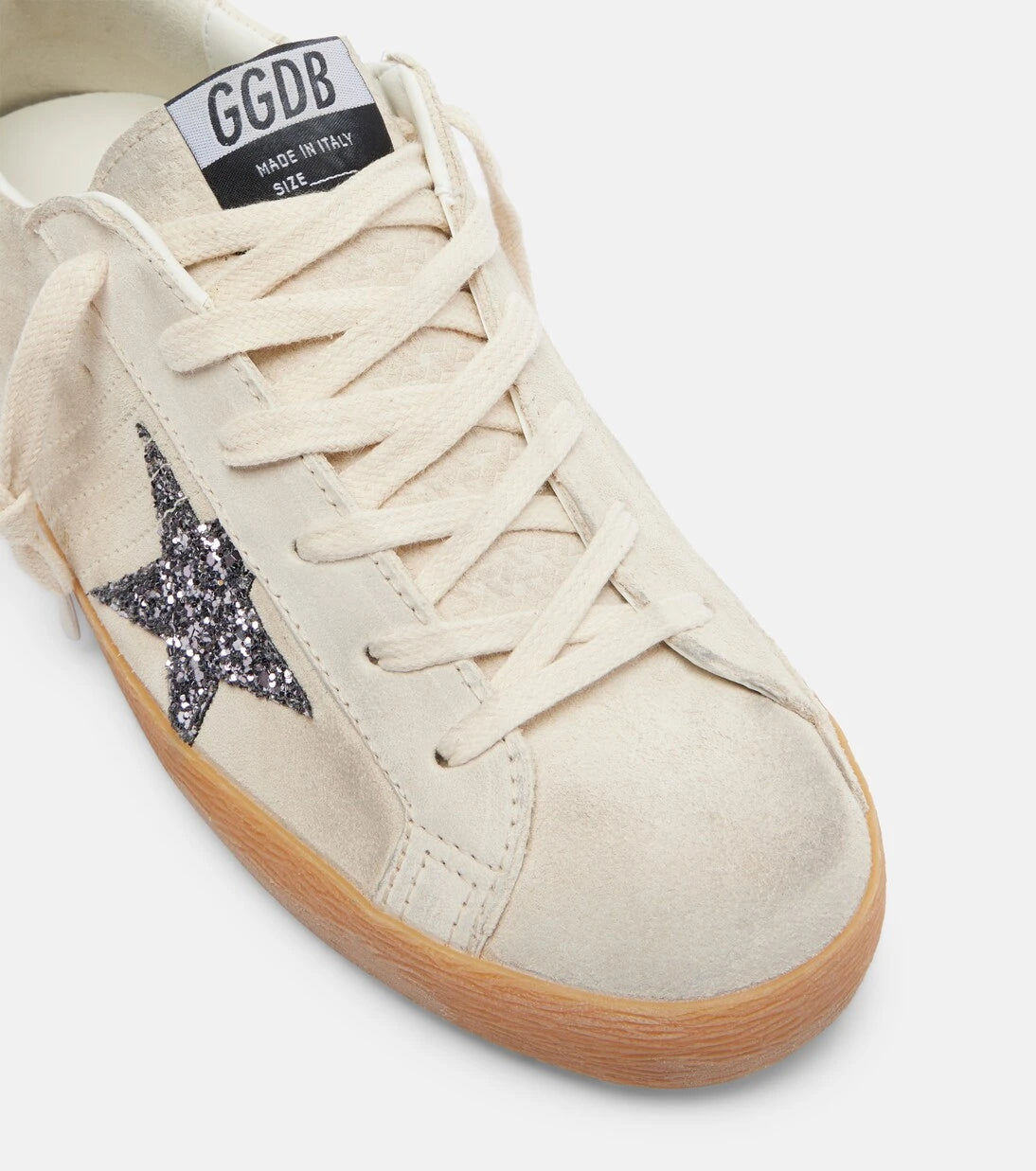 Golden Goose - أحذية رياضية Super-Star من جلد الشمواه اللامع