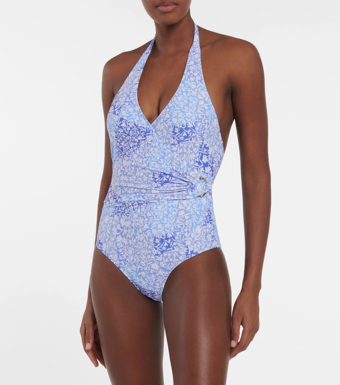 Heidi Klein - Stella Maris printed swimsuit