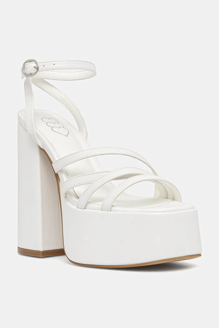 Koi Footwear kalın topuklu sandalet DBP52 PLATFORM HEEL