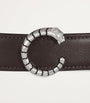 Cartier Brown Small Leather Panthère de Cartier Belt (75cm)