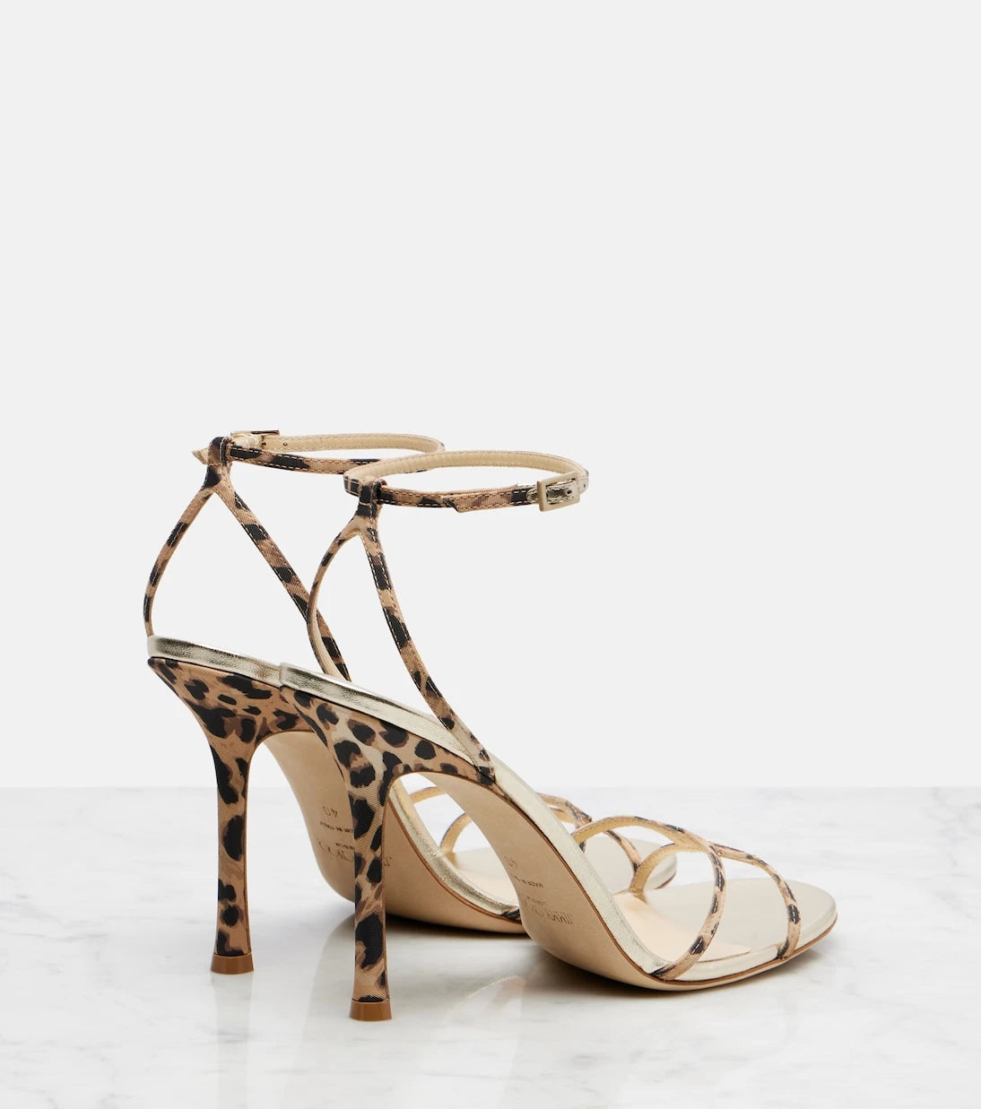 Jimmy Choo - Archive Leo 100 صندل بطبعة الفهد