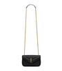 Saint Laurent Black Mini Loulou Shoulder Bag
