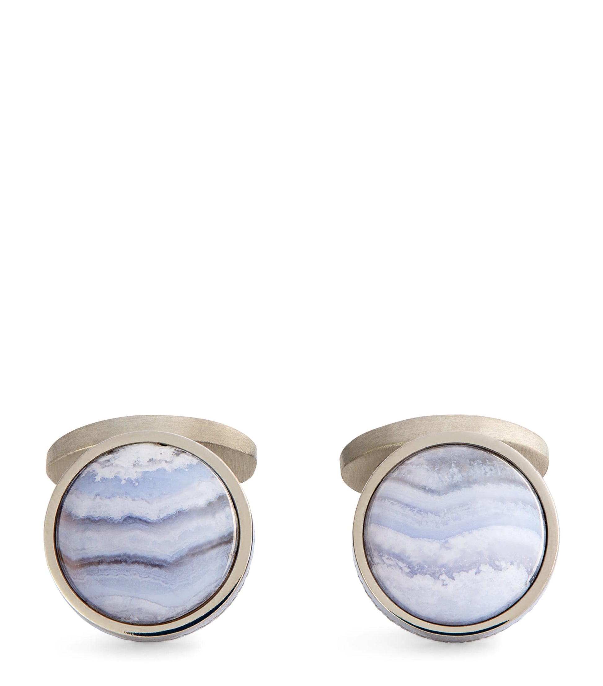 Agate Circular Cufflinks