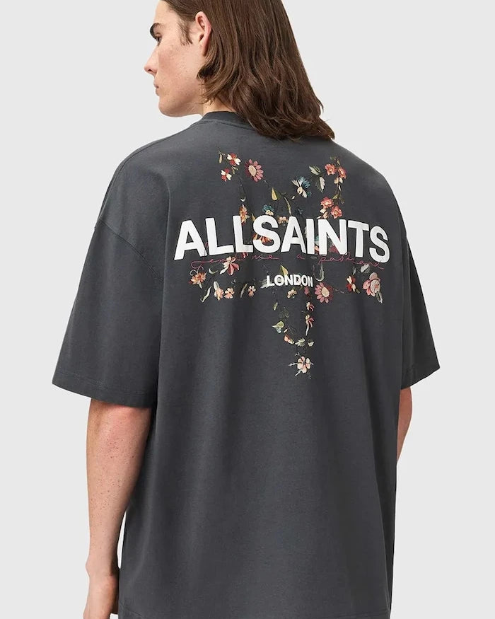 AllSaints erkek pamuklu PENTACLE tişört