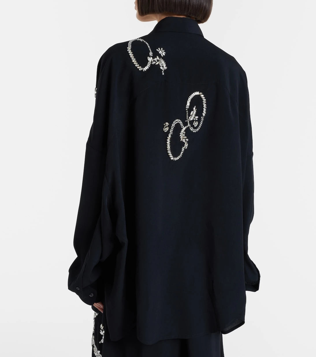 Dries Van Noten - Oversized embellished shirt