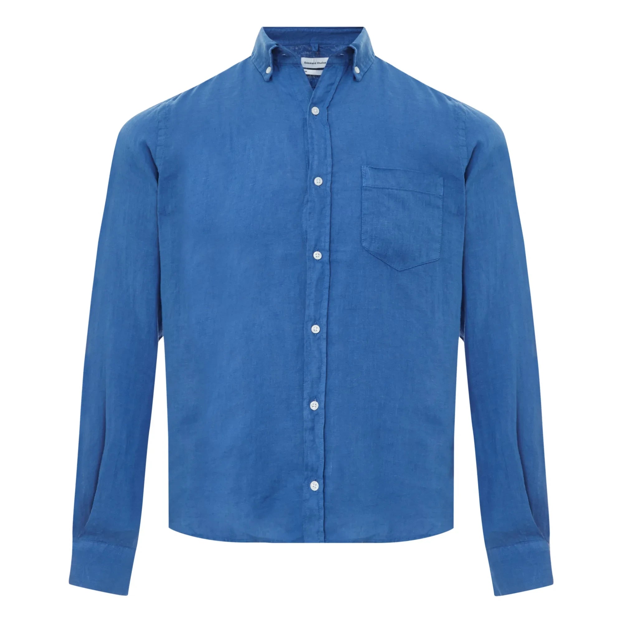 Edmmond Studios - Plain Linen Shirt | Blue