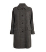 Weekend Max Mara Brown Prince of Wales Check Coat