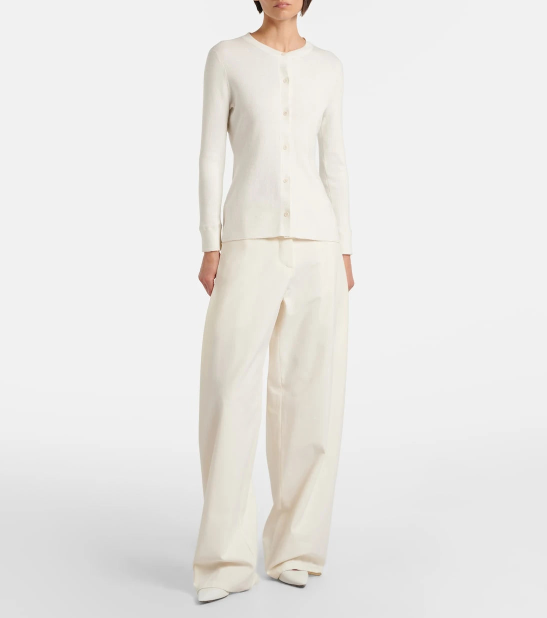 The Row - Okino cotton and silk cardigan