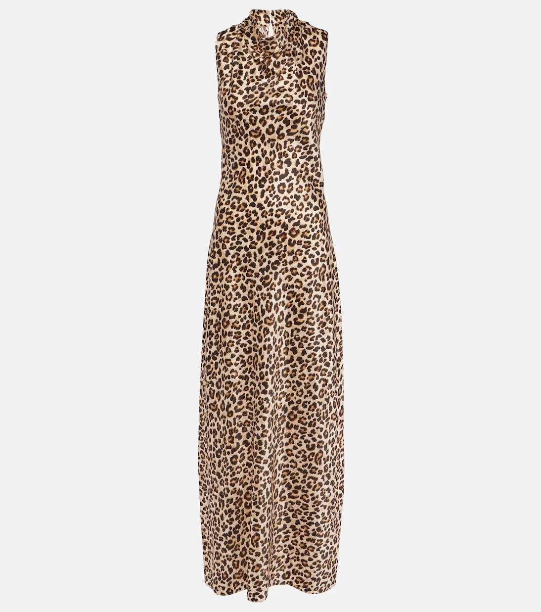 Veronica Beard - Kura leopard-print silk-blend maxi dress