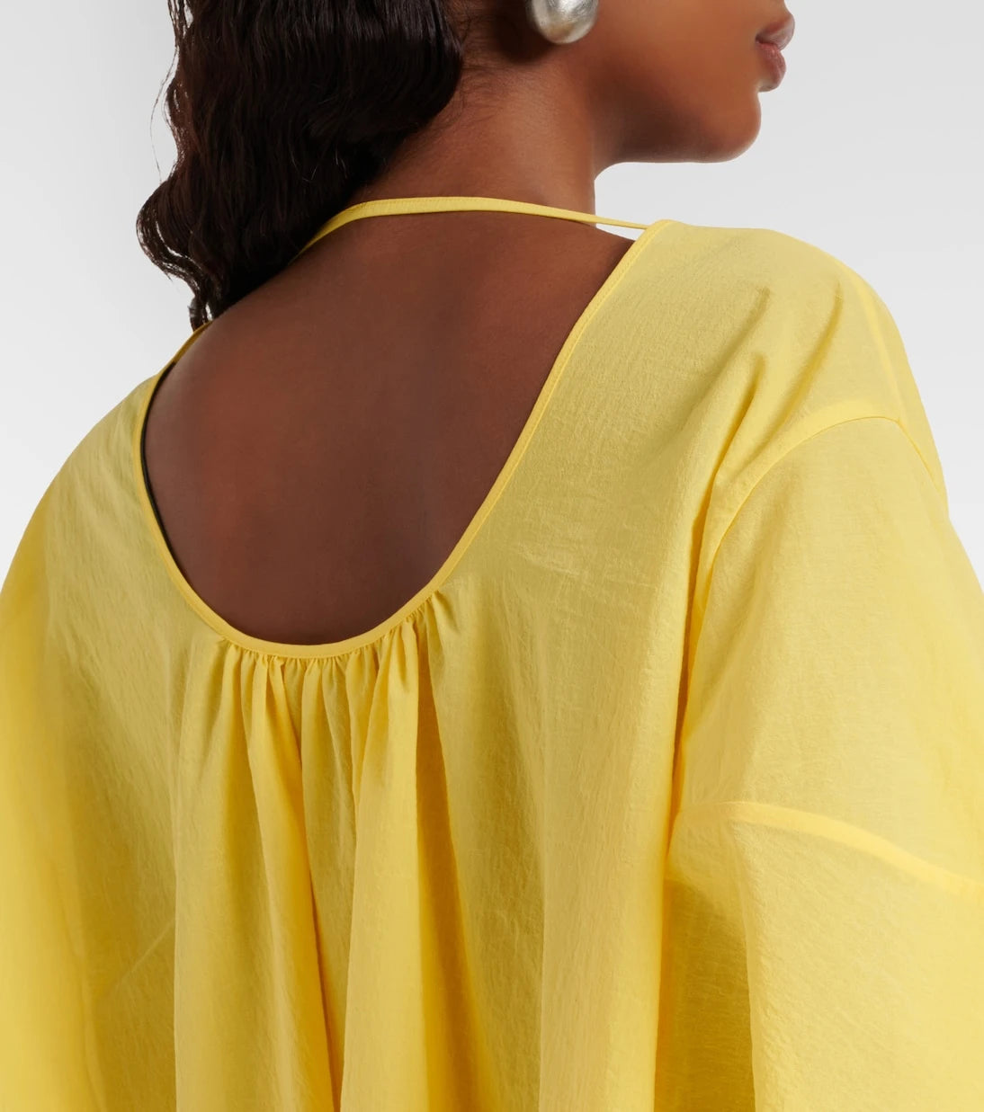 Jacquemus - Paysan cotton-blend poplin minidress