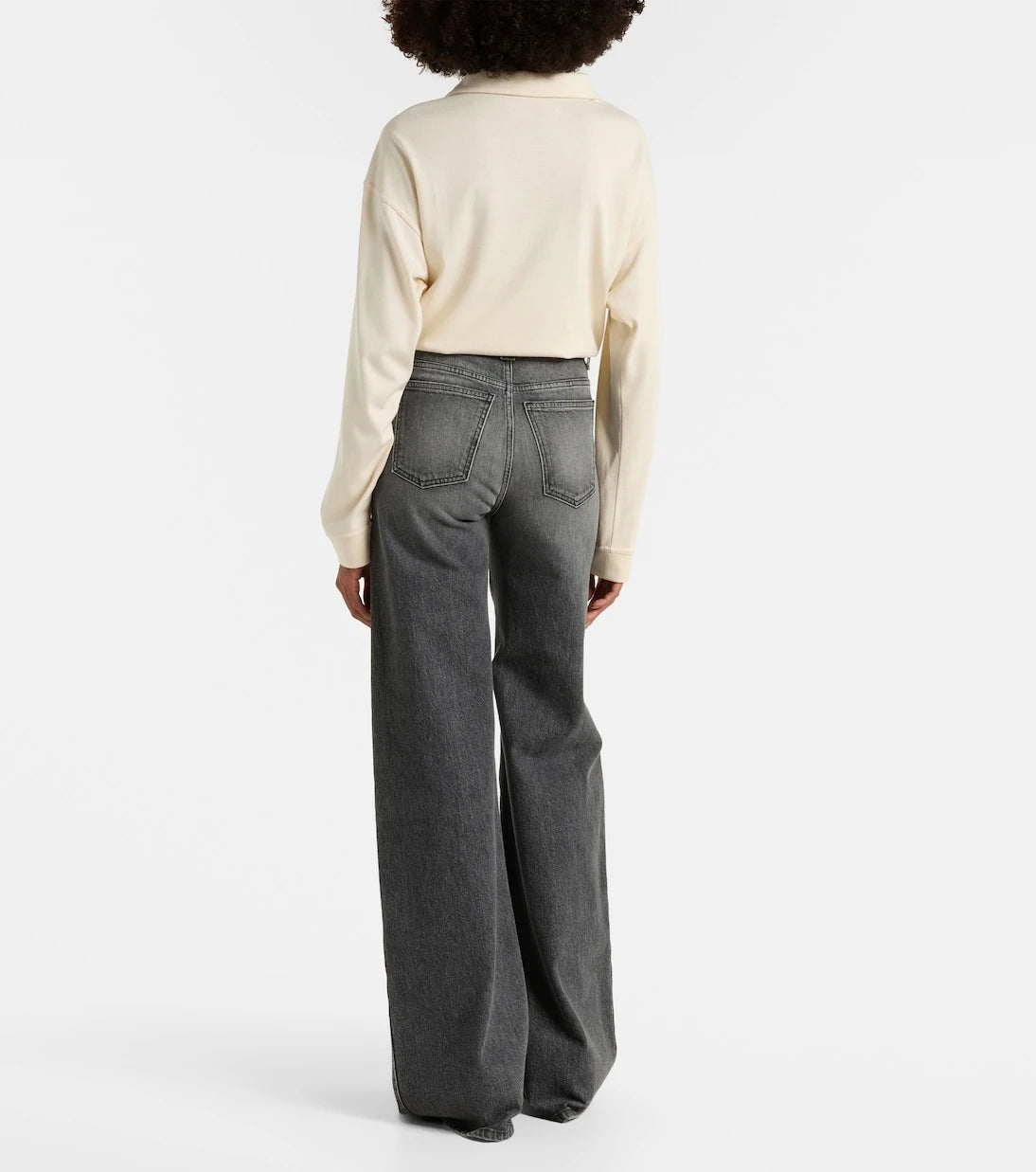 Khaite - Dane high-rise wide-leg jeans