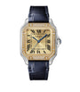 Stainless Steel and Diamond Santos de Cartier Watch 41.9mm