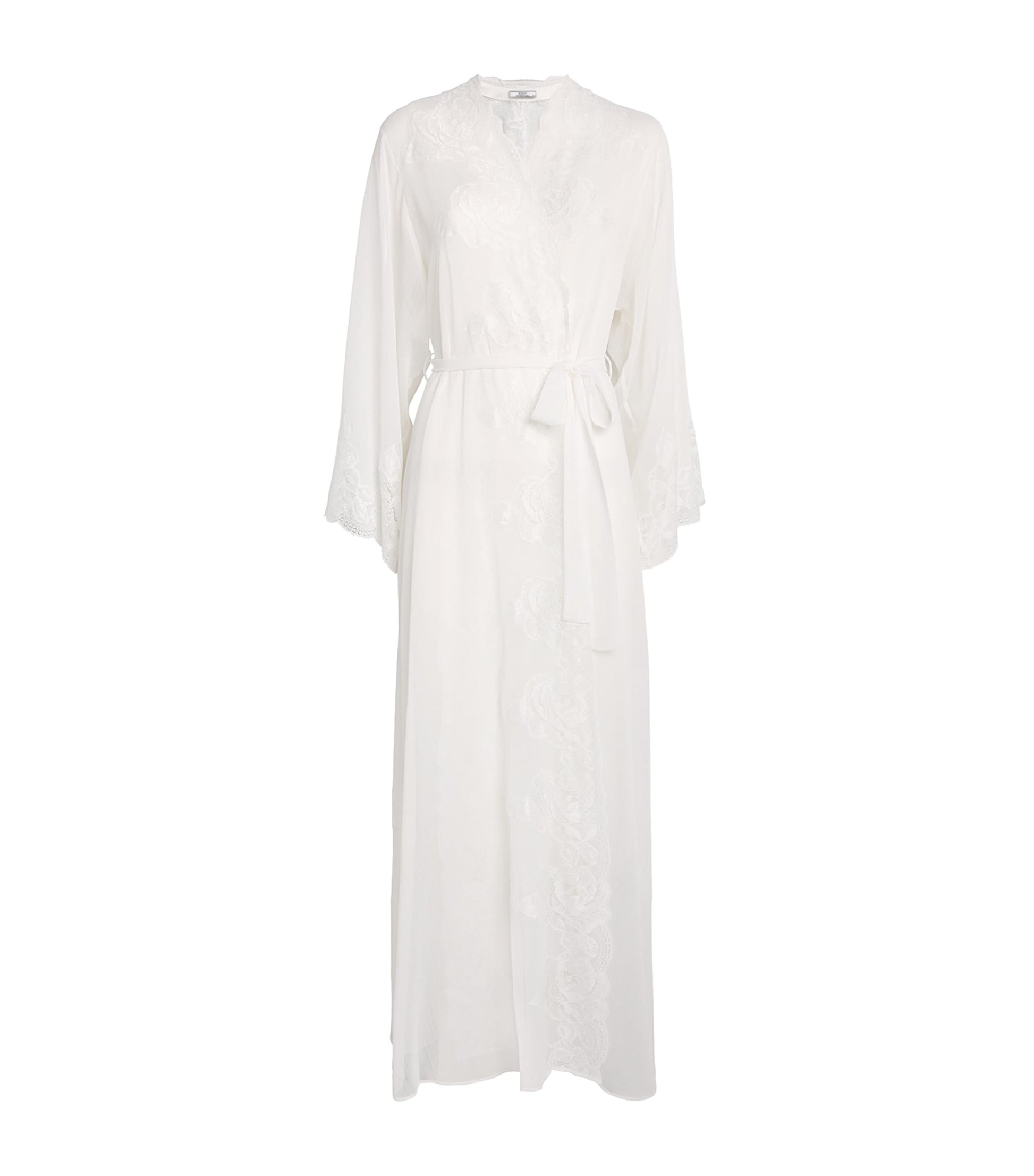 Bocan Ivory Silk Chiffon Rosabelle Robe (XS/S)