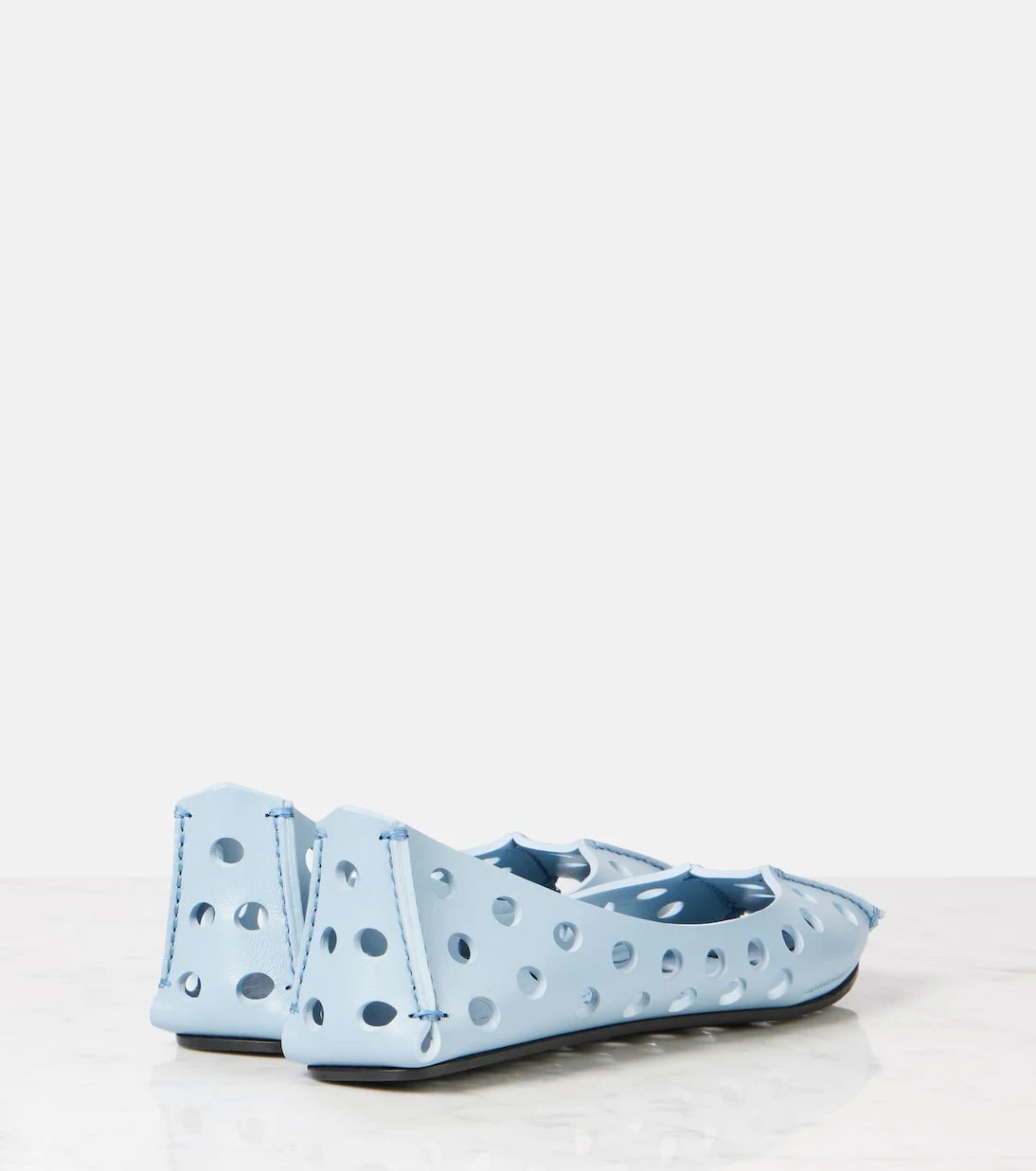 Alaïa - Perfo leather ballet flats