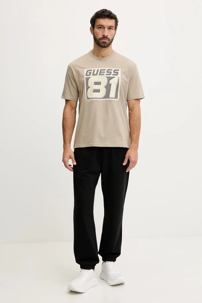 Памучна тениска Guess OPA