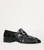 Black Soft Eel Loafers
