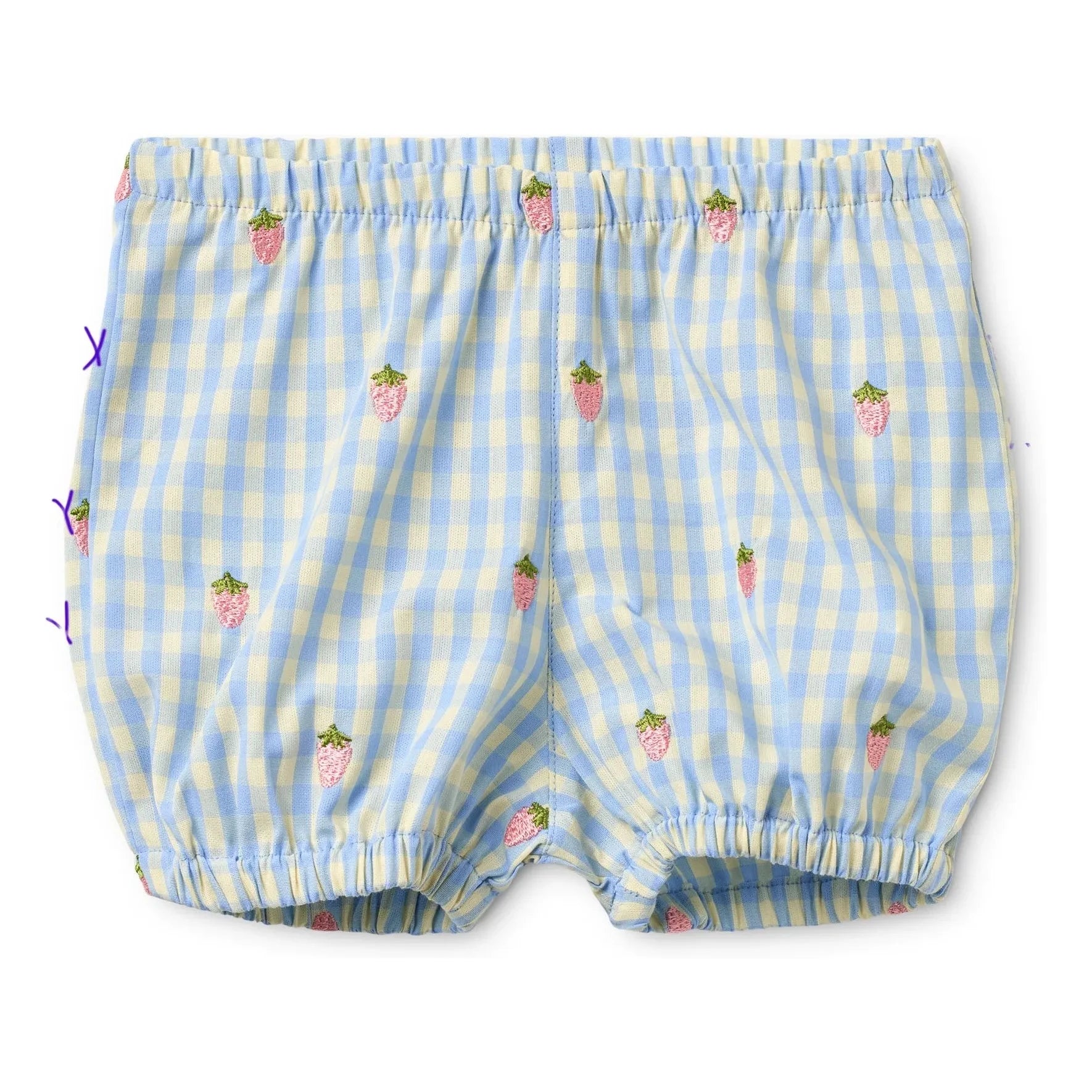 Flöss - Millie Vichy Top and Shorts set | Pale blue